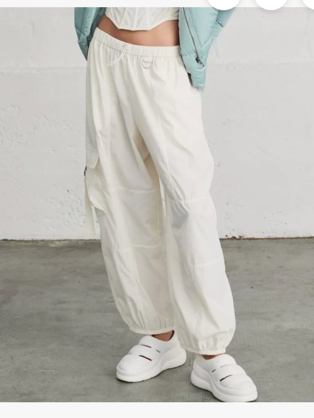 Urban Outfitters Jana Nylon Balloon Cargo Pant